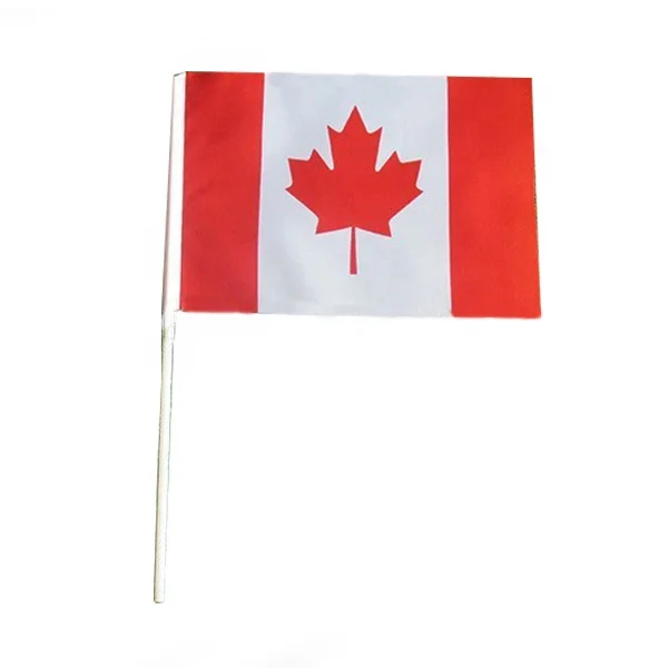 Customised Tour Guide Screen Hand Held Flag Sublimation Printed Promotion Advertising Promotion Flag Banner Small Paper Flags