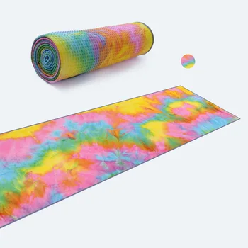 Gym and Yoga High Quality Eco-Friendly Microfiber Silicone Non-Slip Dots Customized Sports Towel