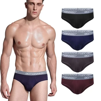 men's briefs underwear men's cotton classic briefs full rise men's panties briefs bag