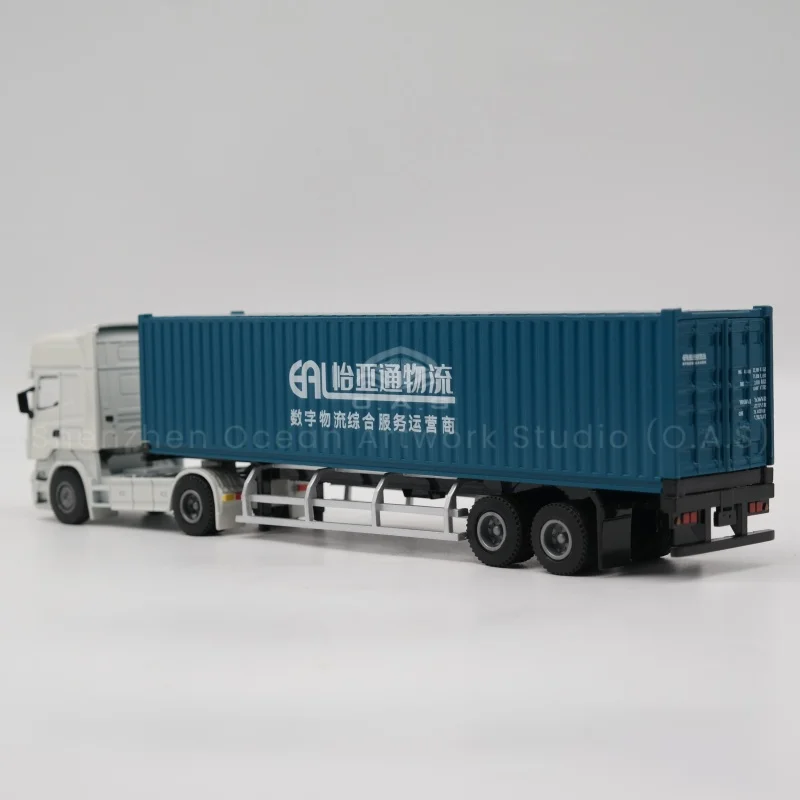 loas container model factory shipping gift customized 150 yyt alloy material truck toy scale model-6