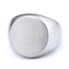 Argenté, gris acier, finition mate (grand format)