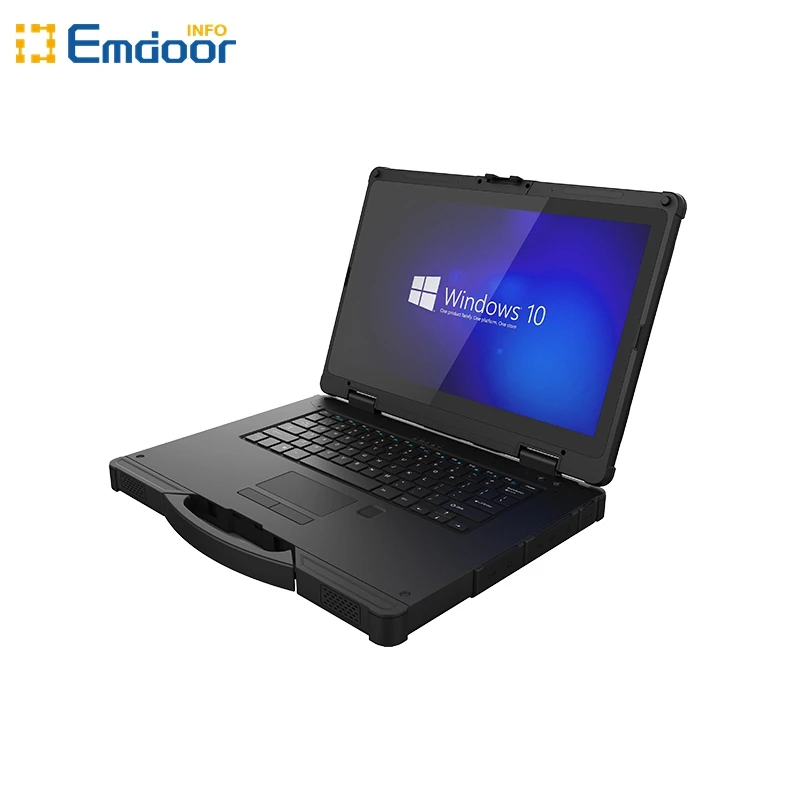 Emdoor Windows 10 OS Intel Core 14 'Полностью прочный ноутбук с клавиатурой предназначенный для суровых условий