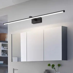 Modern Led Mirror Light for Bathroom Indoor Dressing Table Lighting Simplicity White Black Lustre Wall Lamp
