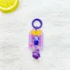 Anillo de resorte morado buen margen acrílico 17 campana