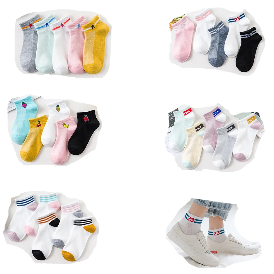 HF Women's cheap mid high summer and winter Various long socks