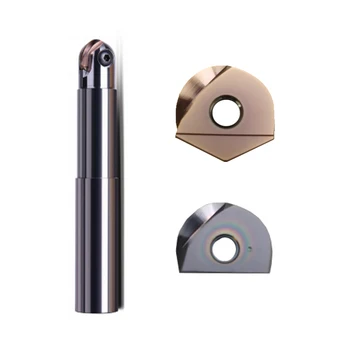 Factory Solid Carbide Cutter High Efficiency And High Quality Thread Milling Coating Ball Nose Indexable End Mill