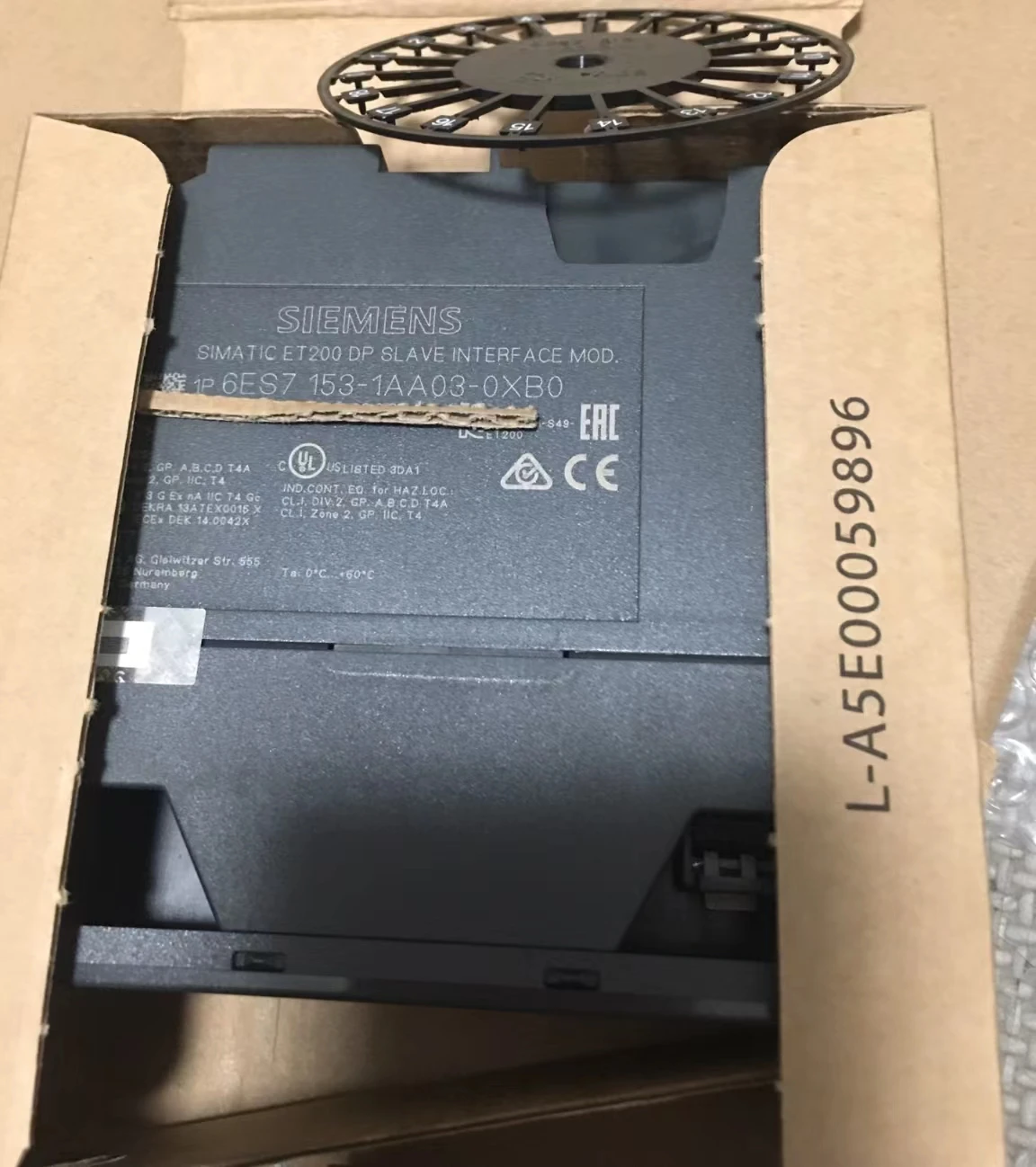 Im153 Rack 6es7153-1aa03-0xb0原装西门子正品simatic Dp接口连接im 153-1/153-2适用于et 200m 6es7153 ...