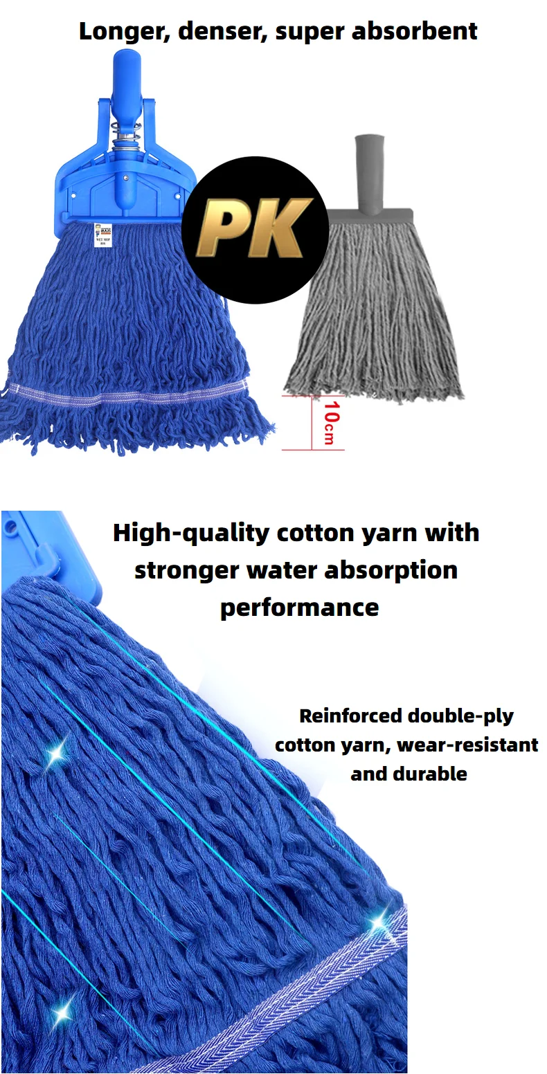 Heavy Duty Cleaning Mops,With Jaws/mops Head For Floor Cleaning Wet