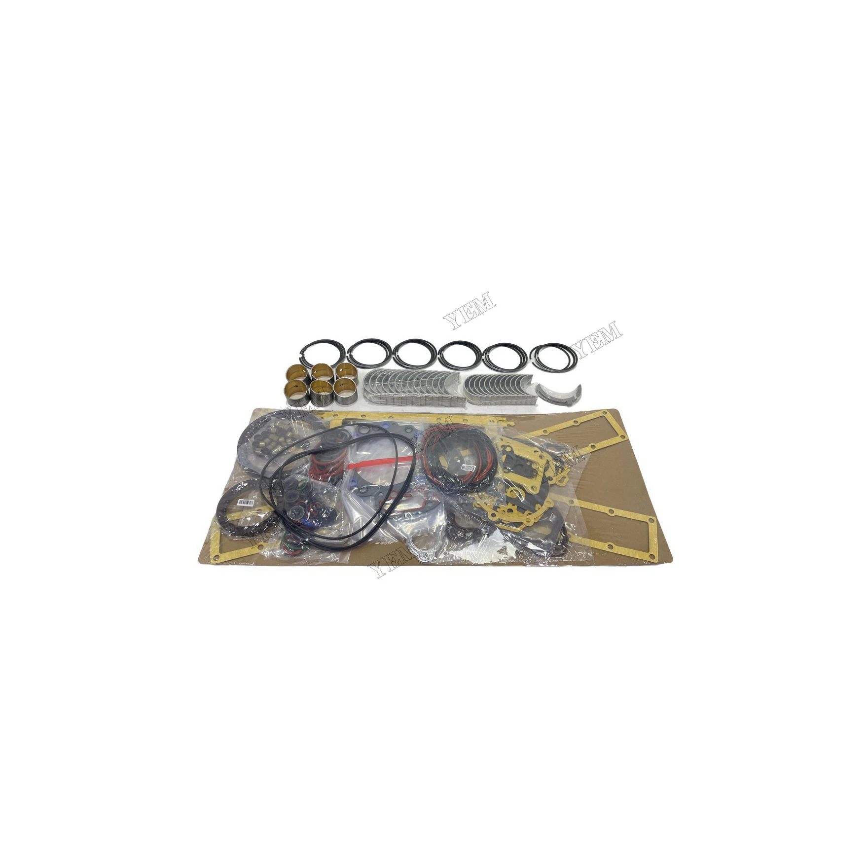Overhaul Re-ring Kit Compatible for Komatsu 6D125 Aftermarket Engine Spare Parts