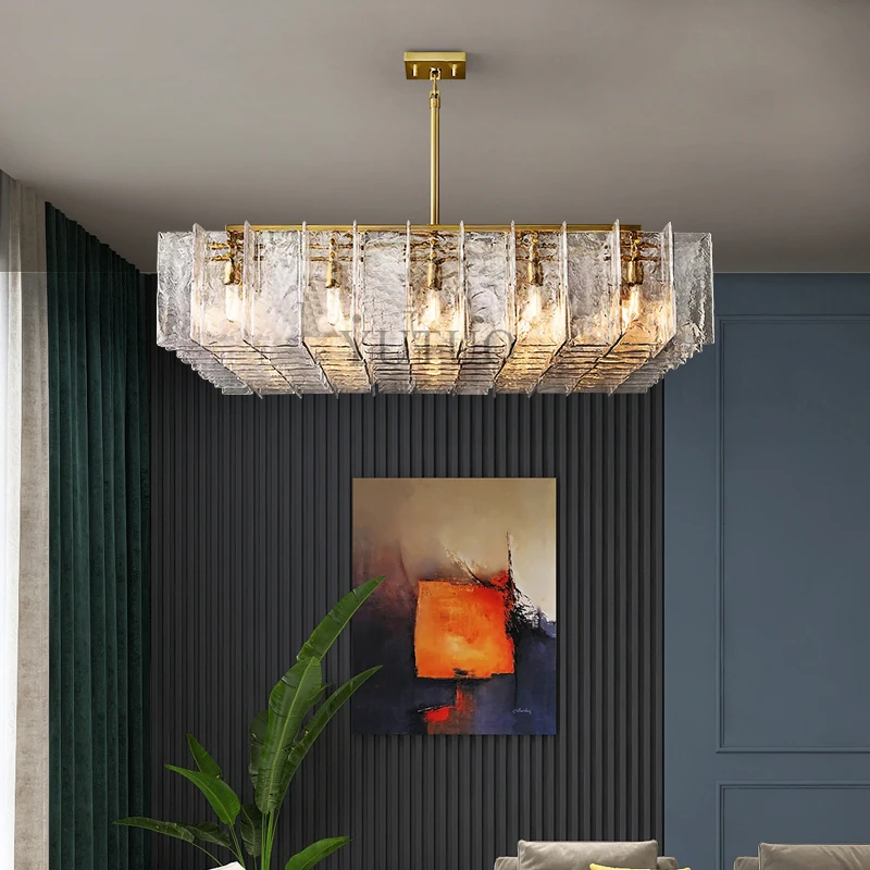Modern Nordic Light Gold Luxury Round K9 Crystal Glass Aluminum Led ...