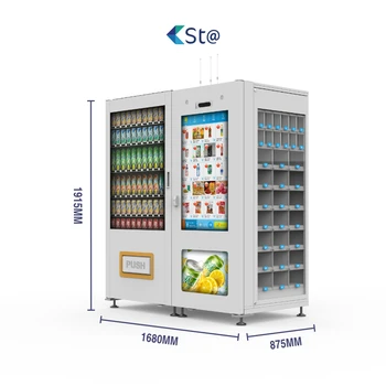 Markdown Sale Vending Machines Beverage Vending Machine Fully Automatic Vending Machine