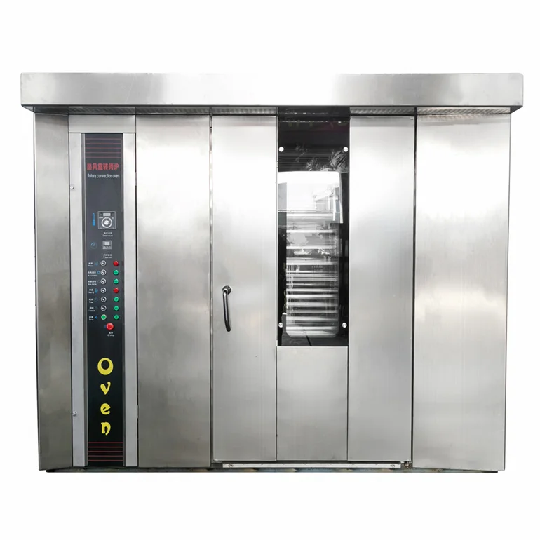 Automatic Big Rotary Bread Baking Oven Rotary Rack Oven Gas diesel Rotary Bread Oven South Africa
