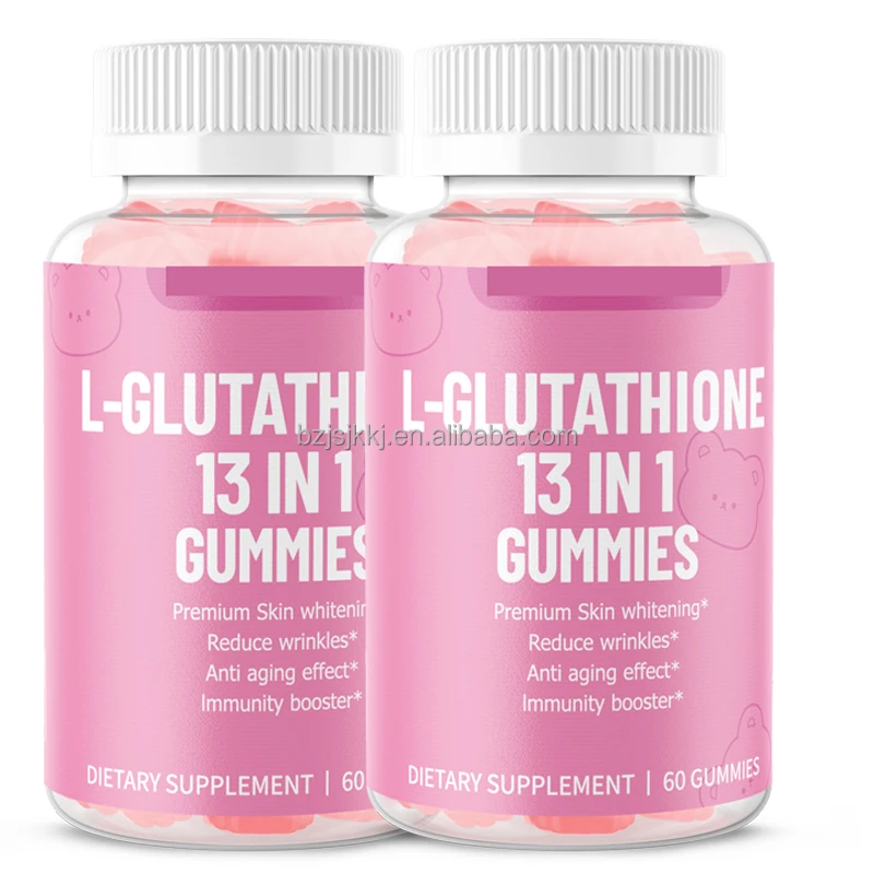 L-glutathione Collagen 13 in 1 Skin Whitening Brightening Gummies