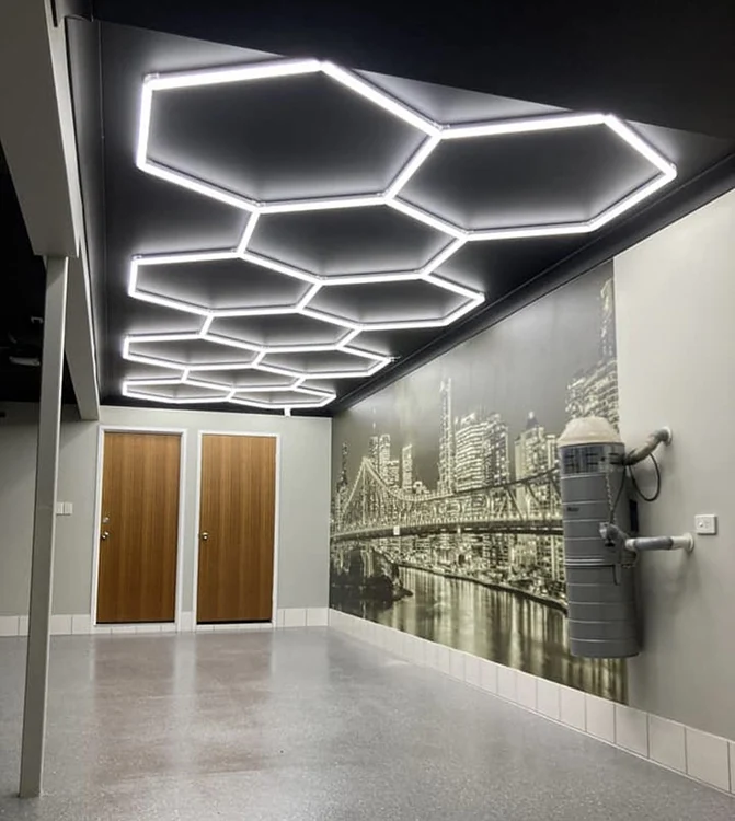 The Most Popular Hexagonal Light Workshop Lights for Gym Ceiling Light for Car