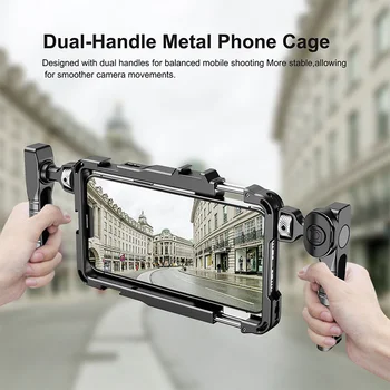 New Model Outdoor Live Phone Stabilizer Universal Handheld Video Shooting Bracket with Bluetooth Aluminum Alloy Material detail image