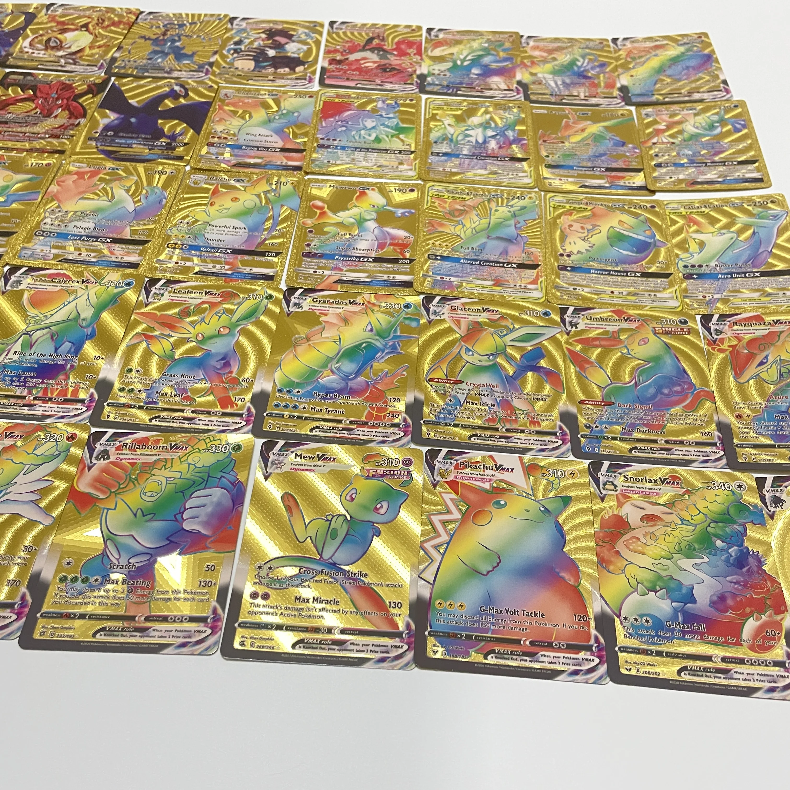Rare Golden Charizard Pokmon Card Set - 55pcs Waterproof Valuables for  Collectors | Charizard GX, VMAX & More