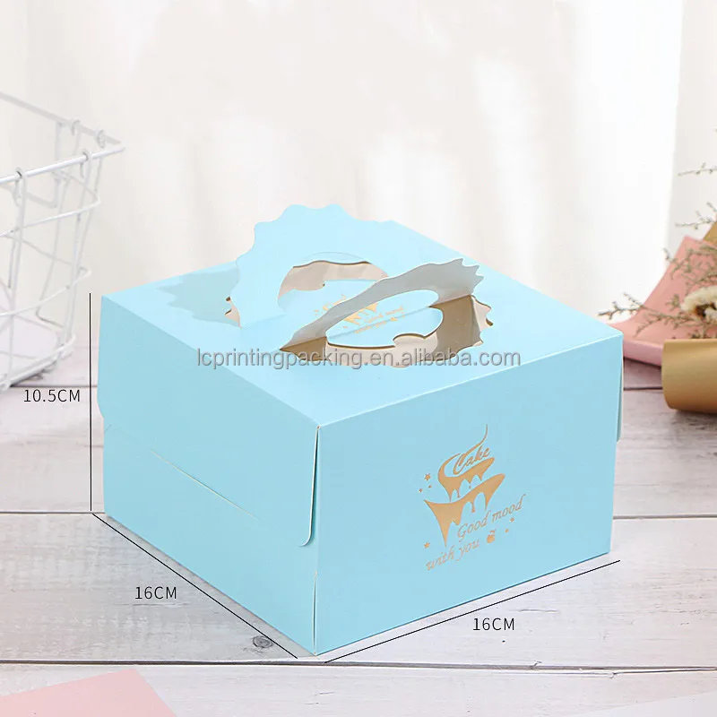 Wholesale Small Cake Boxes 6 Inch Cake Mailer Paper Gift Box Bakery
