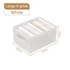 9 grids organizer white