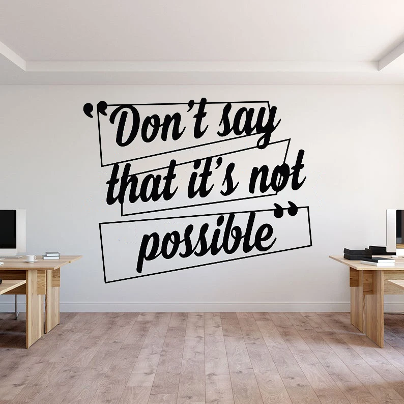 Idea Loading Wall Decal Office Stickers Inspire Motivational Vinyl Wall Sticker