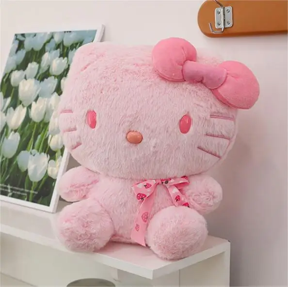 Sanrio Pink Cherry Kitty Doll Plushies Sakura Kt Cat Plush Toy Children ...