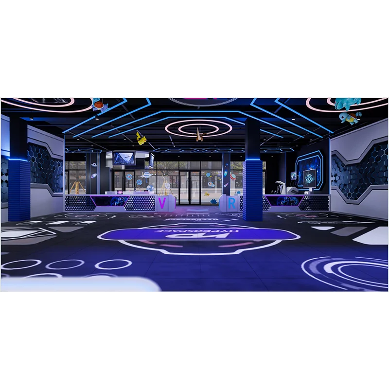 9D VR Shooting Arena Machine Multiplayer Free Roam Virtual Reality Game for Indoor Park Shopping Mall Team Building 4