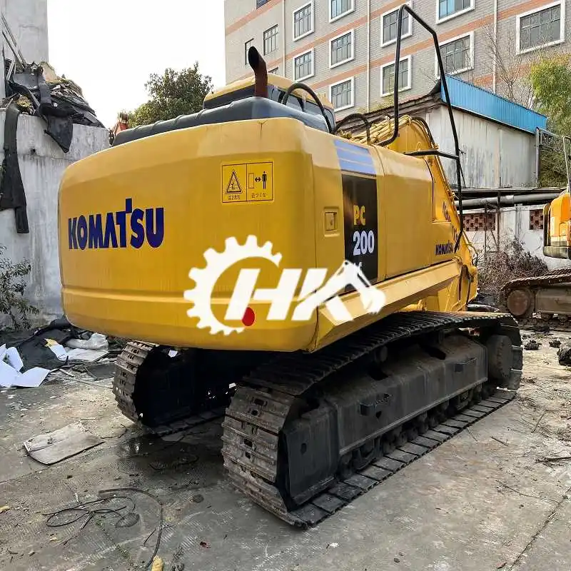 HANG KUI KOMATSU PC200 20tons 90%new Original Japanese with EPA,CE Agricultural Cheap Used KOMATSU PC200  Excavator for Digging