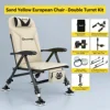Yingsha Huang - Set di Sedia in Stile Europeo e Tavolino a Doppio Lato