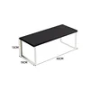 Black with white frame, small size, 40 x 19 x 14.2 cm