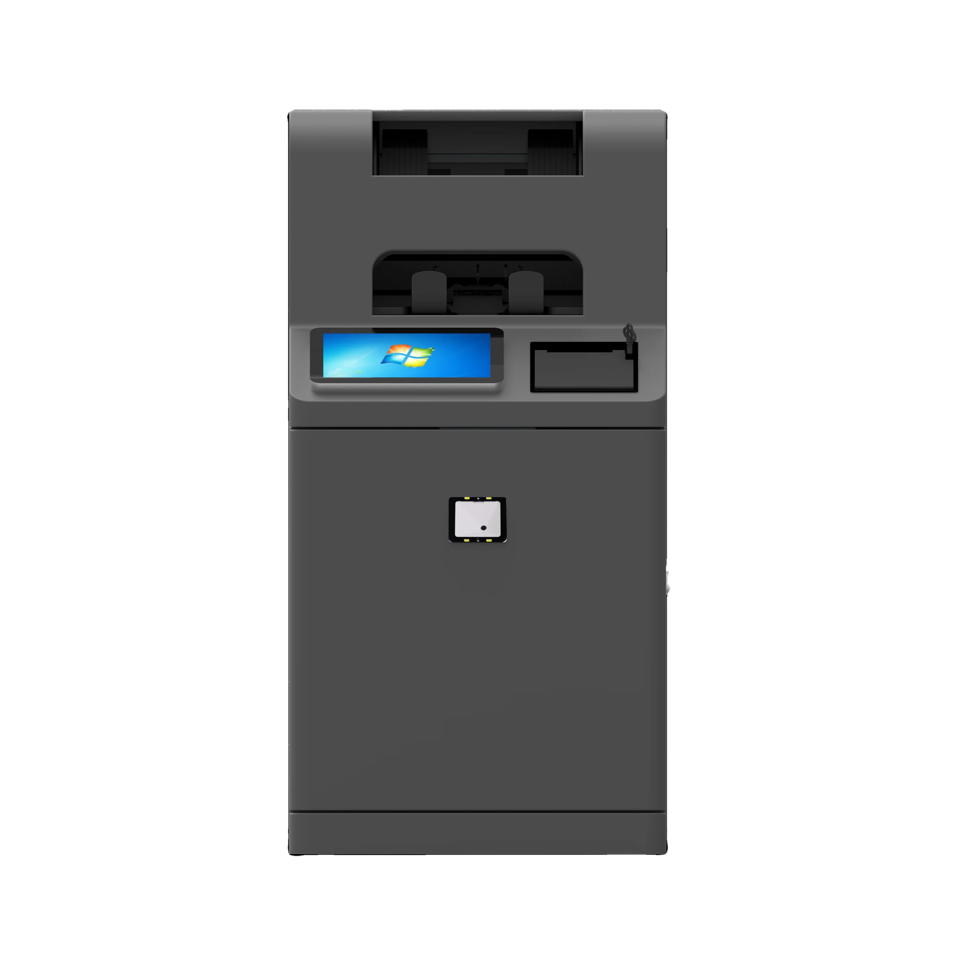 Smart HD Touch Screen Modular Design Back Office Smart Safe Cash Deposit Machine Automation Solutions Banknote Processing System
