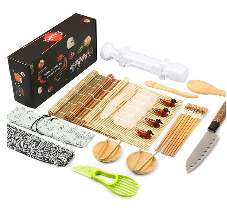 1pc Bamboo Sushi Mat, Simple Sushi Tool For Kitchen