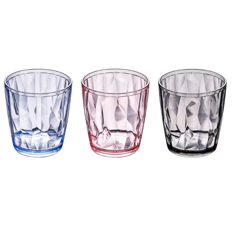 Shatterproof Acrylic Drinking Glasses - Vanjoin 220ml, 300ml, 500ml