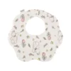 A7 floral bunny flower bib