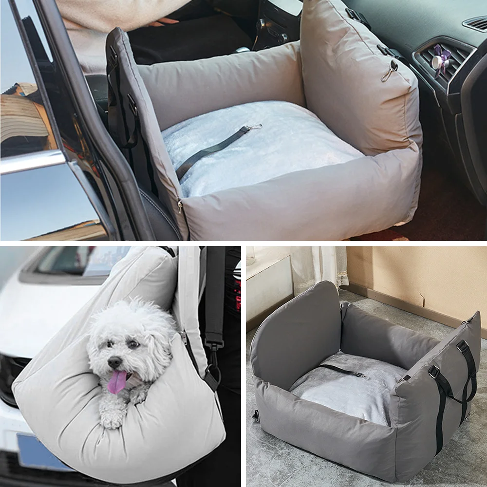 Custom made travel safety dog car booster seat bed supplier