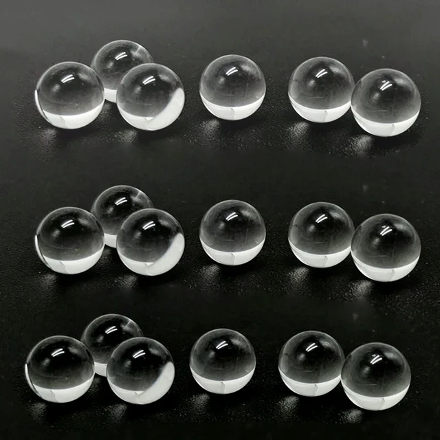 Diameter 1.5mm 6mm 10mm K9 UV Fused Silica Jgs1 Jgs2 Jgs3 Optical Glass Spherical Lenses Ball Lens Semi-Ball Half-Ball Lens
