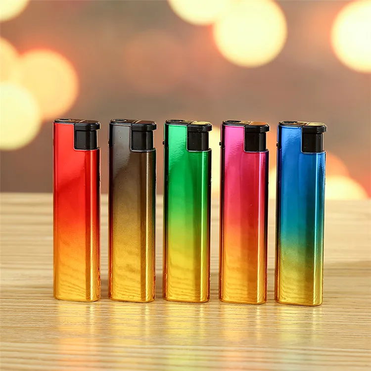 atomic cigarette lighters New Style Atomic Matel Materials Disposable Electronic Gas Lighter