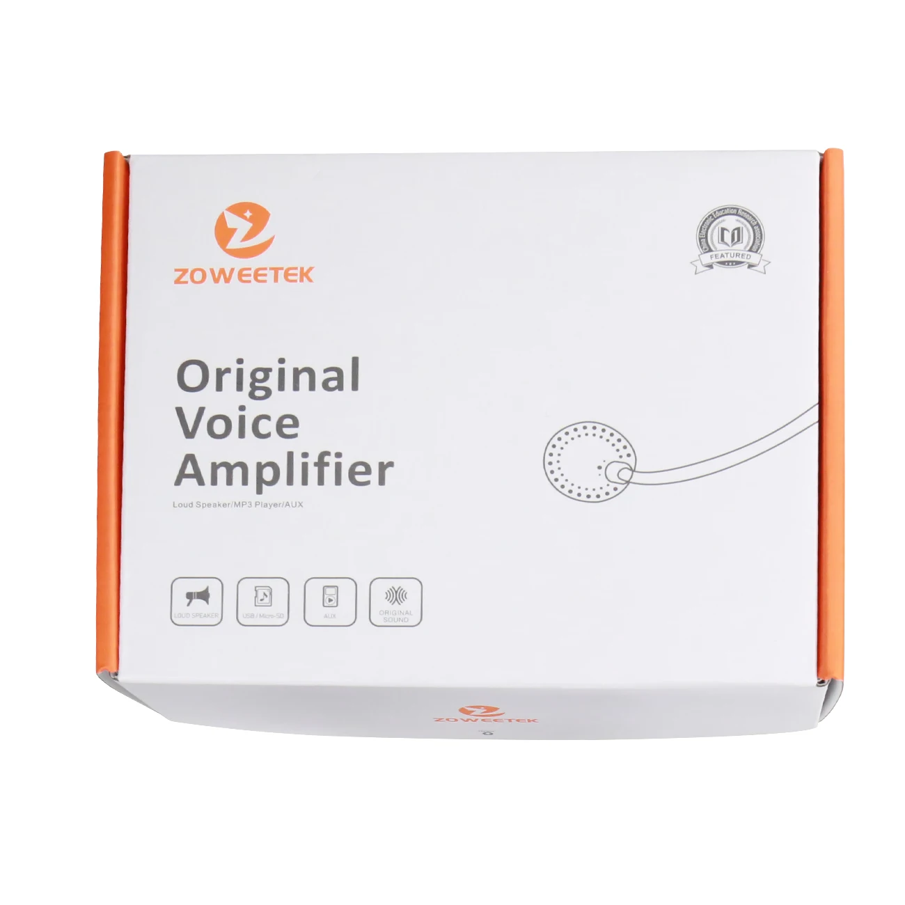 Zoweetek Portable Rechargeable Mini Voice Amplifier With Wired