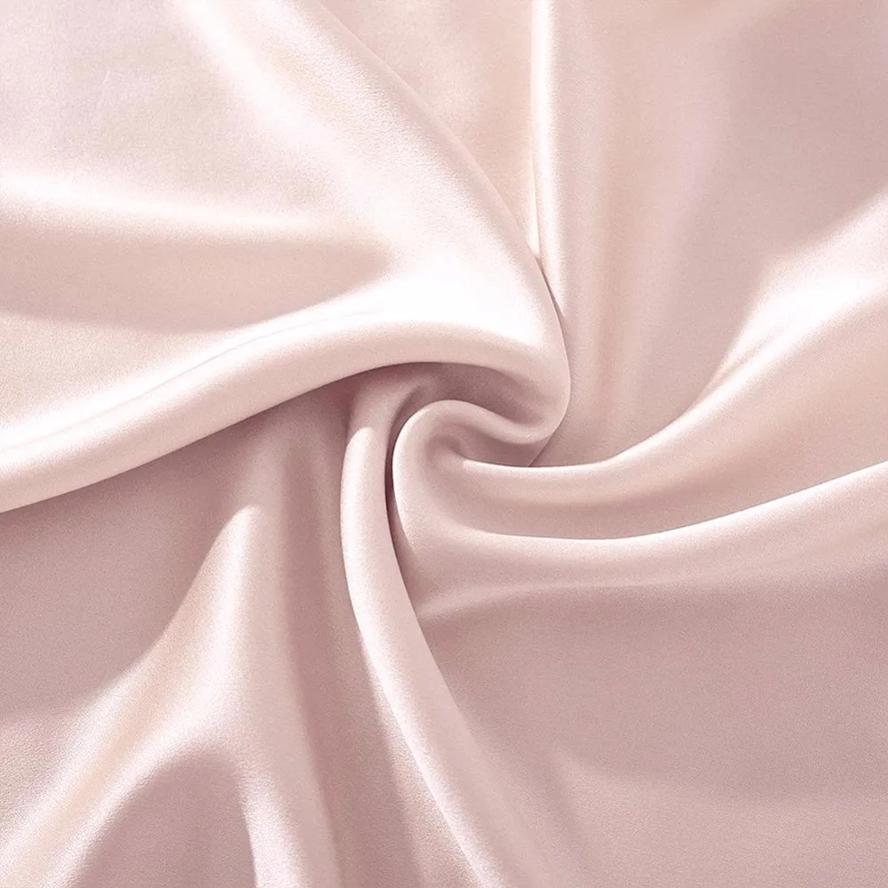 New Arrival Colorful Silk Satin Fabric Smooth Mulberry 100%  Pure Raw Silk Fabric Wholesale Charmeuse Satin Fabric