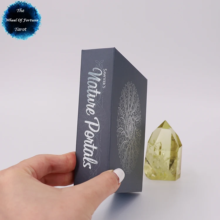 
Пользовательские печатные карты с рисунком ангела Таро Оракл с книгой 