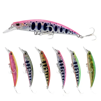Wholesale 12g 80mm Sinking Minnow Fishing Lure Hard Bait Isca Artificial Wobbler for Bass Fishing in Rivers and Lakes – Minnow – view 5