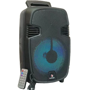 QS-835 8Inch Kimiso karaoke Outdoor Trolley speaker with high quality sound