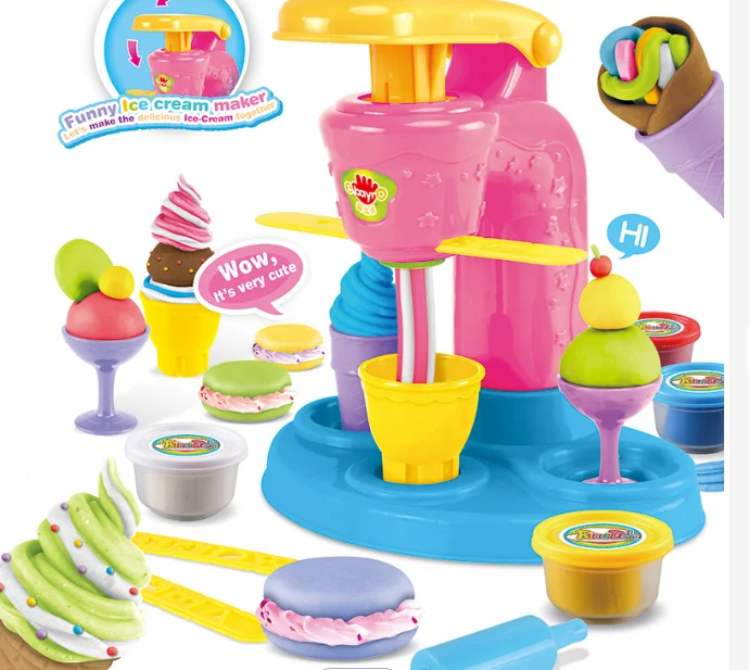 Ebayro 2022 новый продукт экологически чистая глина для обучения детей Интеллектуальная Детская рисовая Забавный набор мороженого