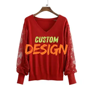 Custom V-Neck Lace Trim Top | Women's Solid Summer Essential for Coastal Getaways & Rooftop Soirees