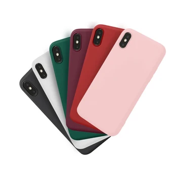Phone Case TPU Plastic Soft Rubber 1.5MM for Iphone X 8 Plus 7 Plus 8 7 6 6s Plus Protect Cover Back Case Apple Iphones