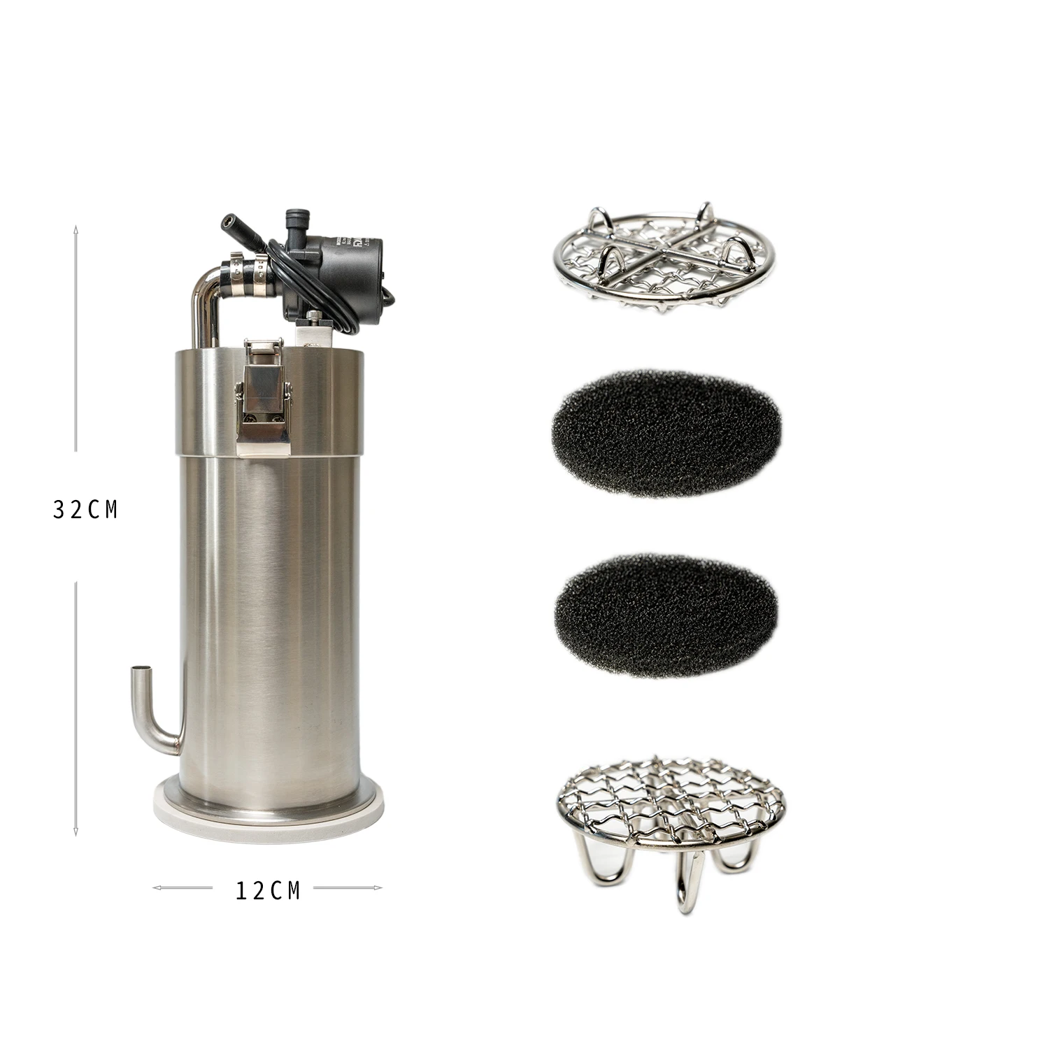 304ステンレス鋼フィルターバケット水槽外部フィルターバケット