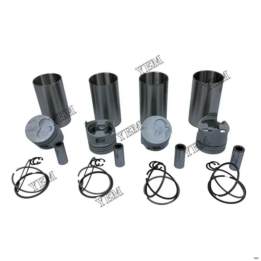 4LC1 Engine Cylinder Liner Kit With Piston Rings Liners for Isuzu