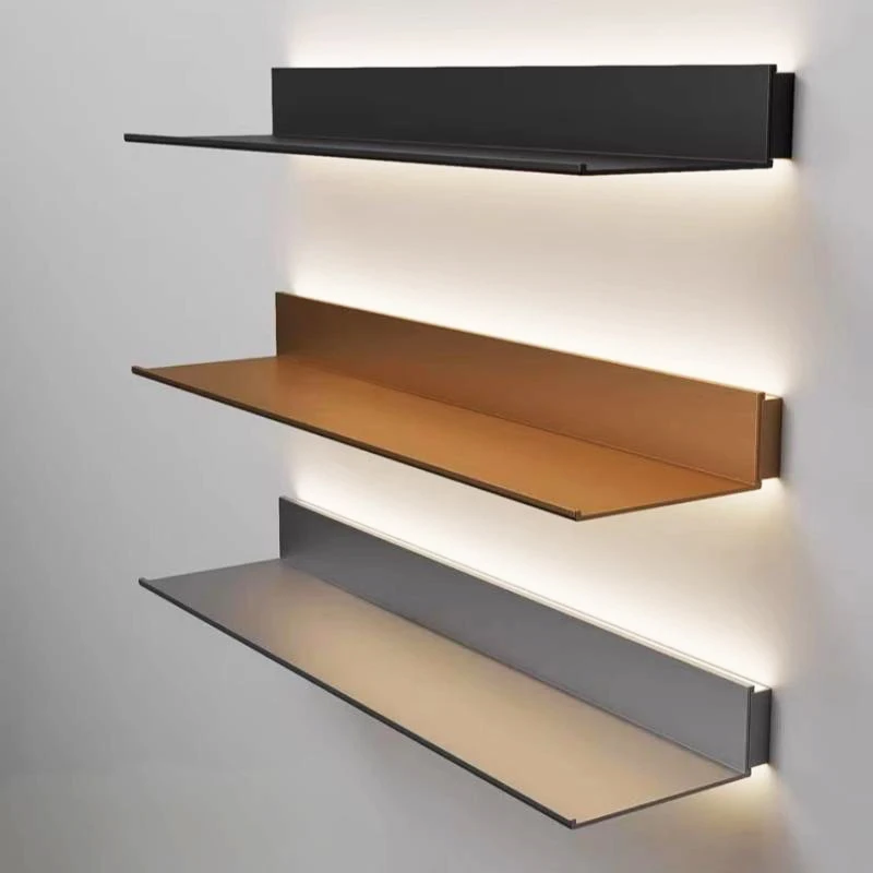 wall mounted LED shelf for ambient lighting
