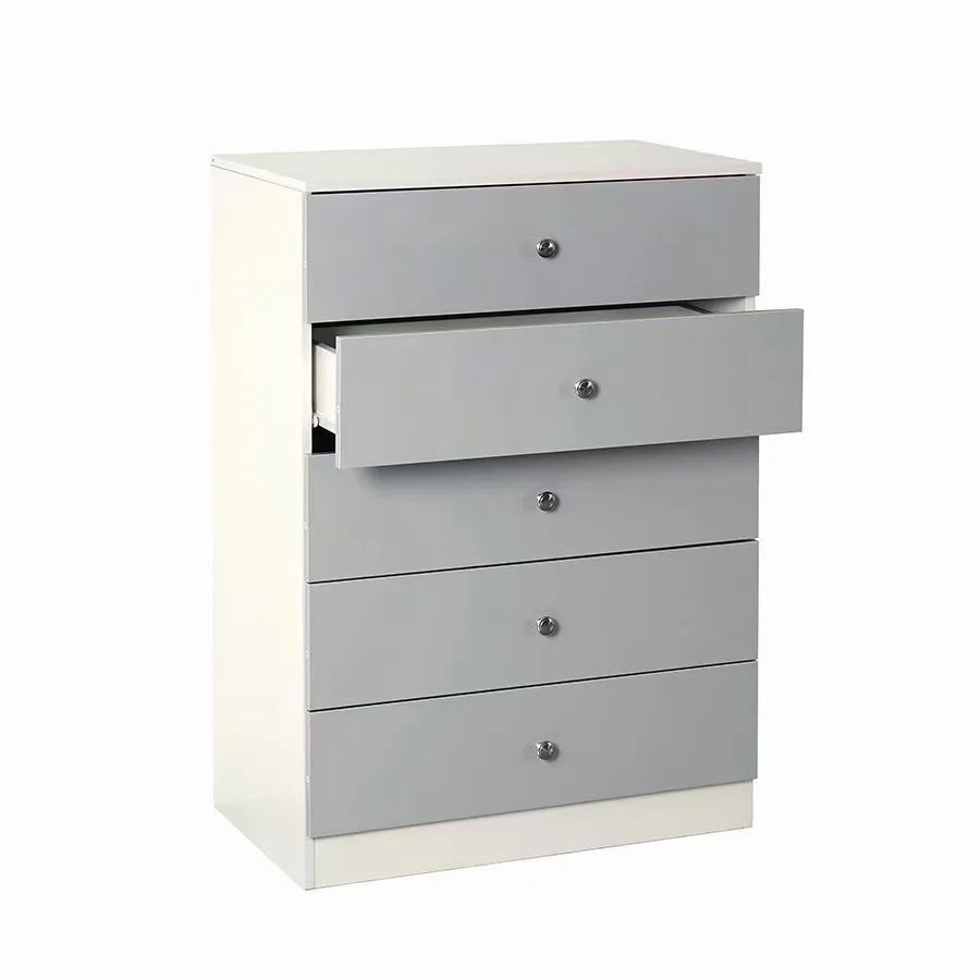 Современный стиль 5 ящиков с меламиновым ламинированным МДФ или ДСП