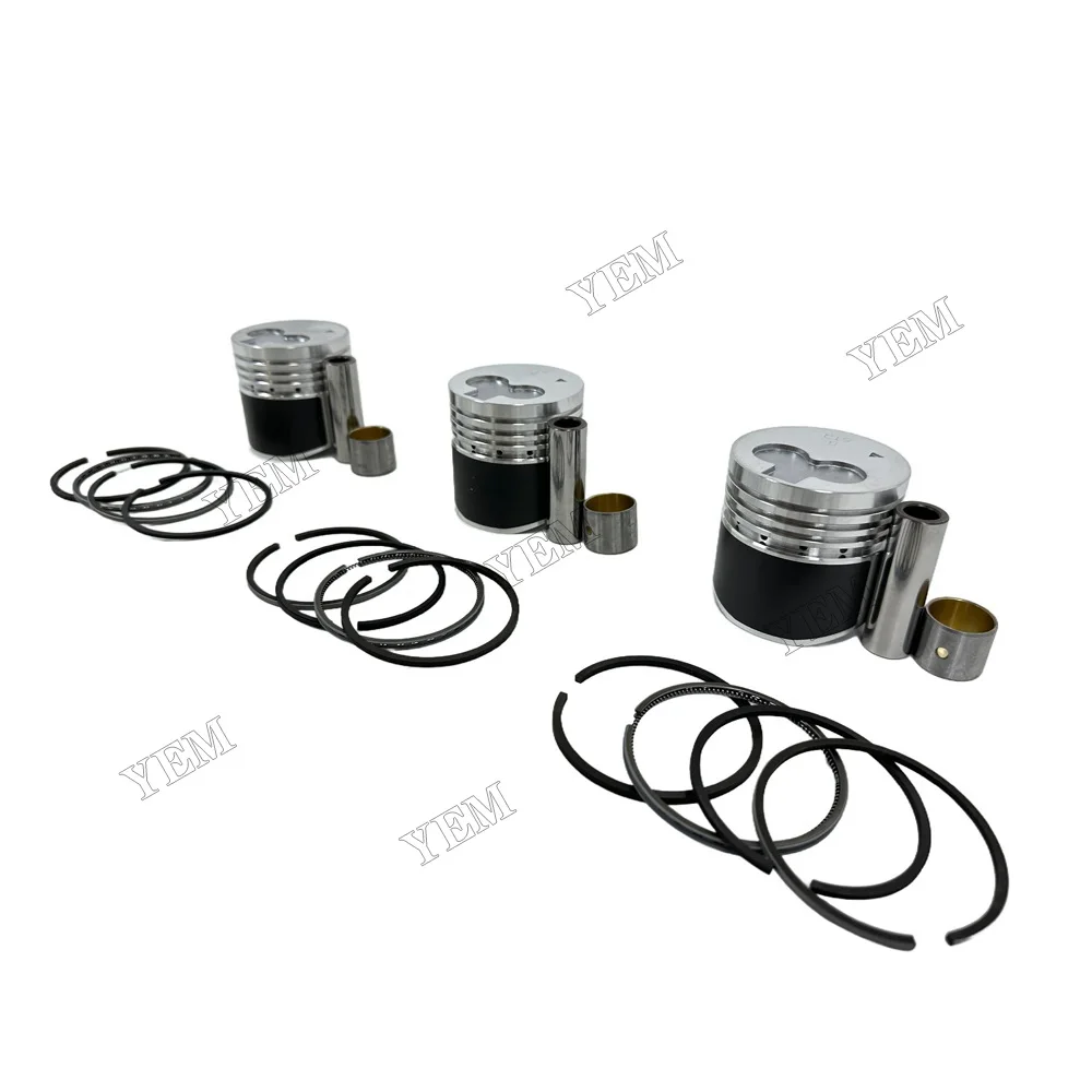 Piston Kit Fit for Mitsubishi K3B Machinery Engine Parts 5