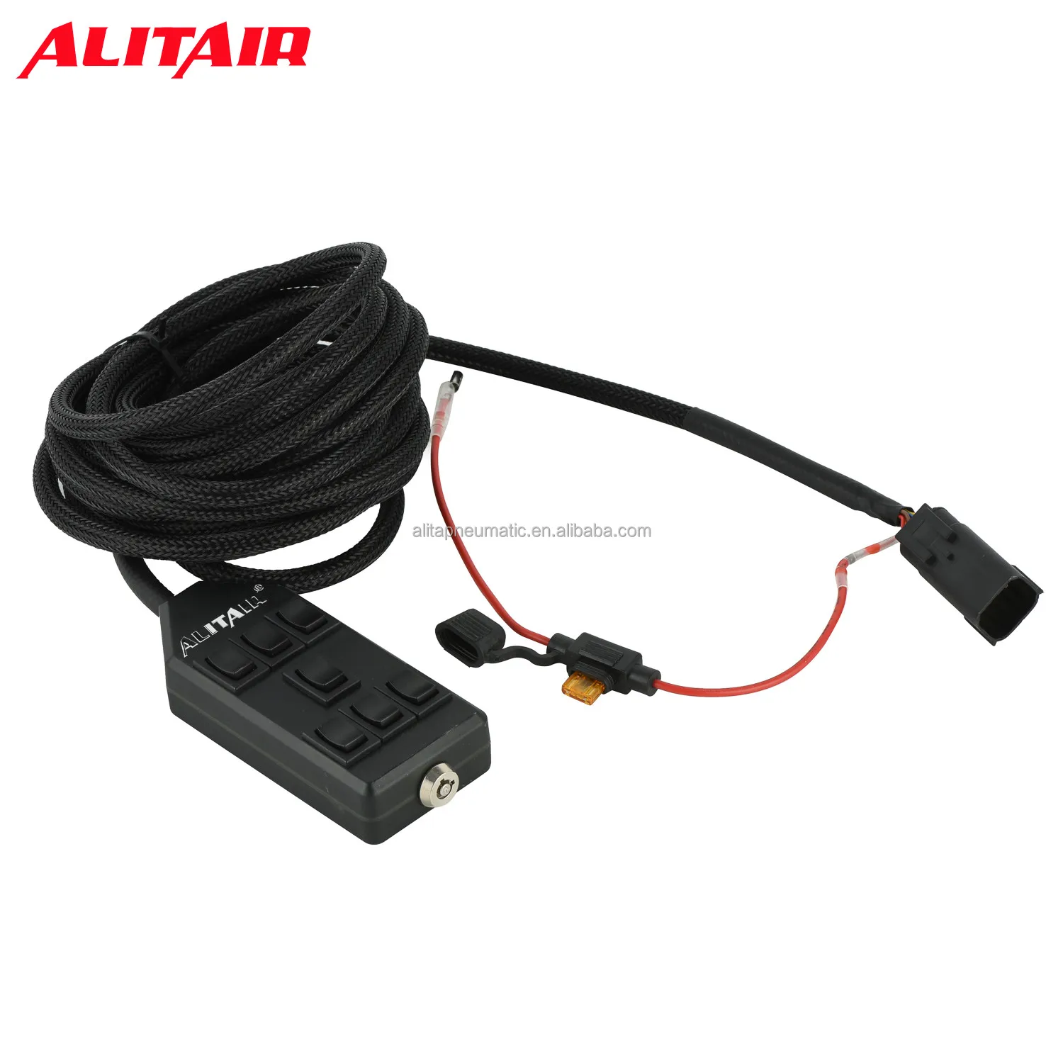 Air Ride Control Box 7 Toggle Switch Box Air Ride Suspension System Bag Valve Hand Control ...