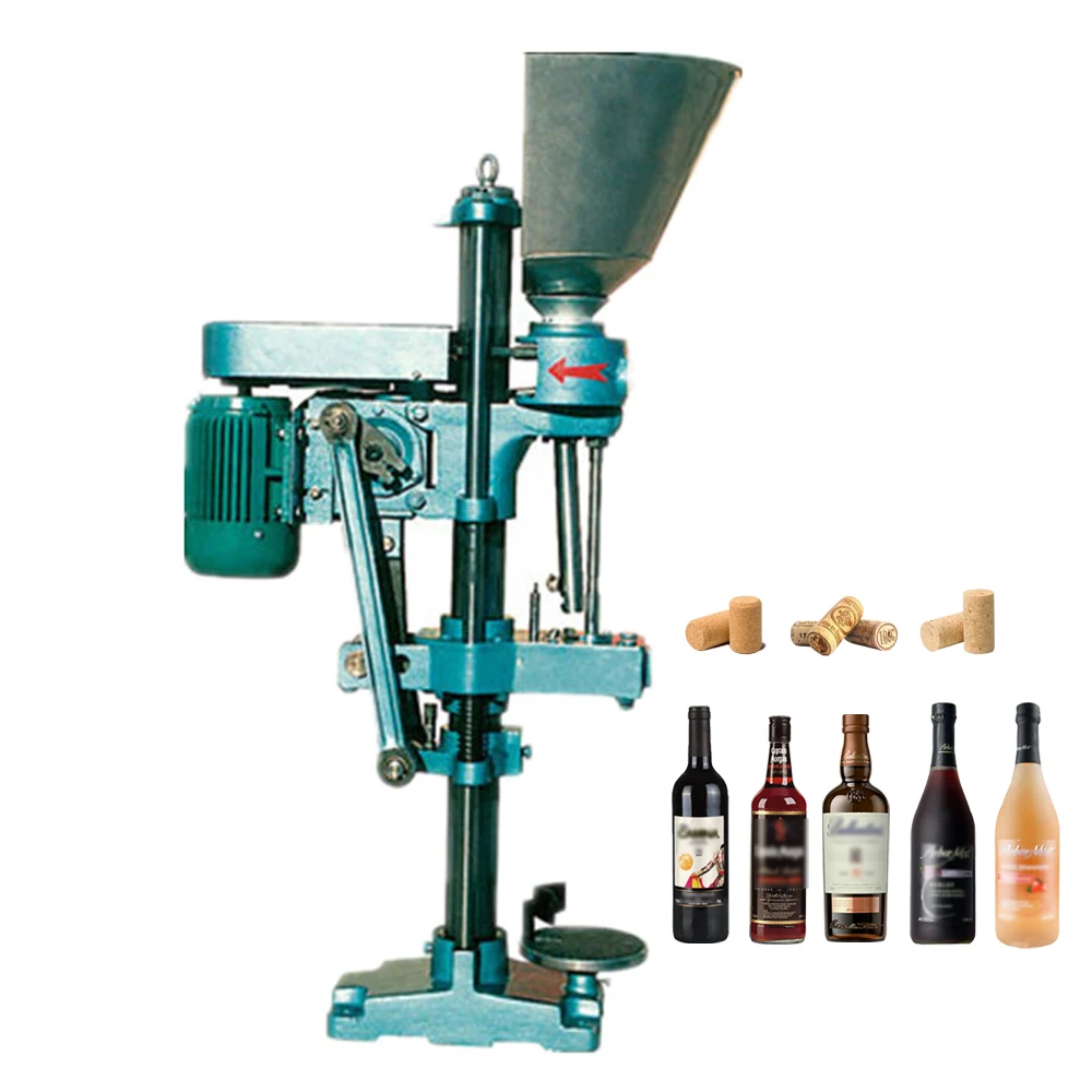 Factory Semi- Automatic Manual Glass Bottle Wine Cork Bottle Ropp ...